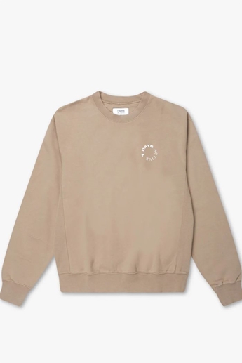 7 Days Active, Organic Crewneck, Dune